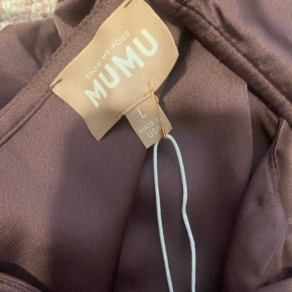 Show Me Your MuMu Lavender Midi Dress - Picture 3 of 7